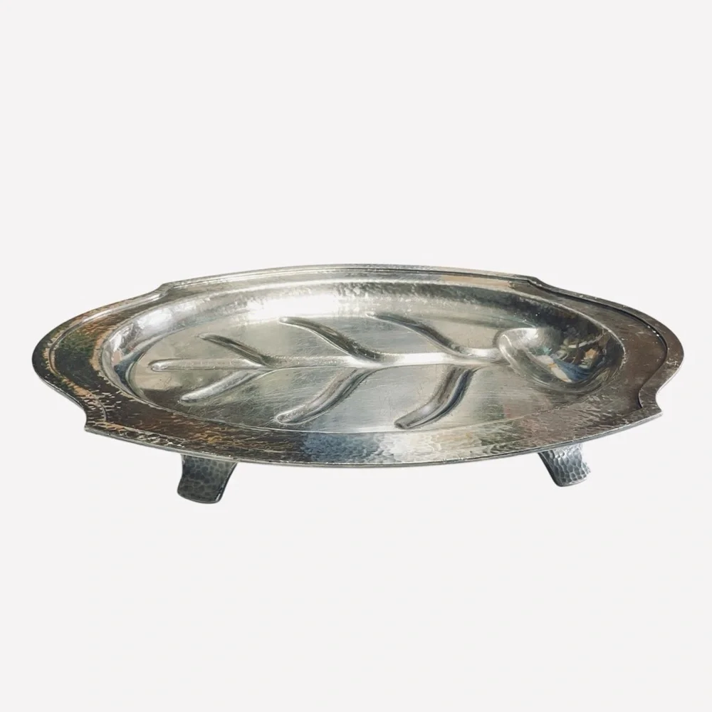 RARE VINTAGE Derby S.P.  Co. EPNS, W.M. MOUNTS  MEAT PLATTER 16, 0 4205 - Picture 7 of 12